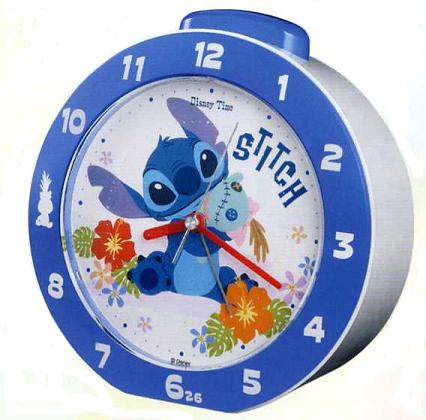 楽天市場 セイコークロック Seiko Clock セイコークロック Disney ディズニータイム 目覚し時計 リロ スティッチ ベル音アラーム Fd 価格比較 商品価格ナビ