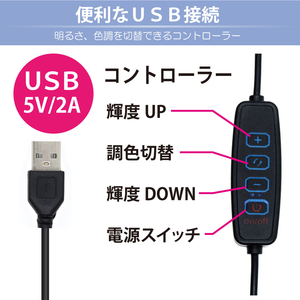 JTT USBパネルライト160 USBPL160