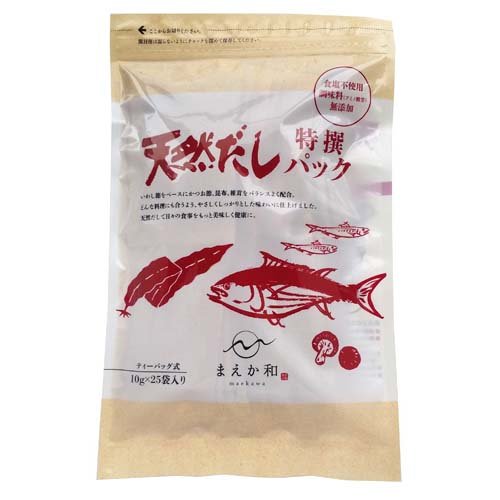 無添加 天然だしパック特撰 ( 10g*25袋入 ) マエカワ - 煮干し、いりこ