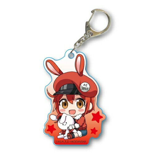 楽天市場 ベルハウス ぎゅぎゅっと アクリルキーホルダー はたらく細胞 うさみみ Ver 赤血球 グッズ 価格比較 商品価格ナビ