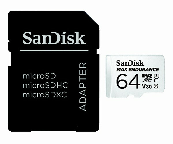 SanDisk MAX Endurance高耐久カード 64GB SDSQQVR-064G-JN3ID(1個)