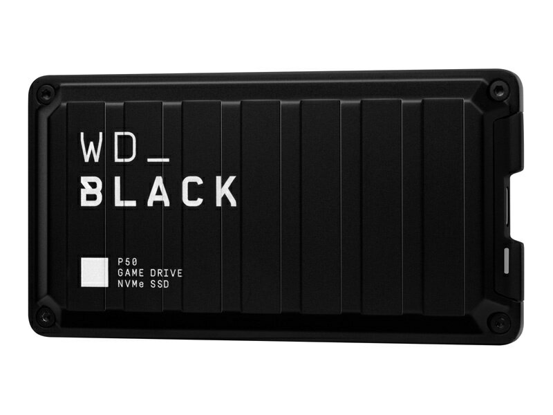 Western Digital｜ウエスタンデジタル WD_Black P50 Game Drive SSD 4TB ゲーム用ポータブルSSD USB Type-CとUSB Type-Aに両対応 WDBA3S0040BBK-JESN