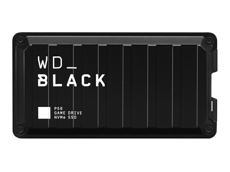 Western Digital｜ウエスタンデジタル WD_Black P50 Game Drive SSD 4TB ゲーム用ポータブルSSD USB Type-CとUSB Type-Aに両対応 WDBA3S0040BBK-JESN
