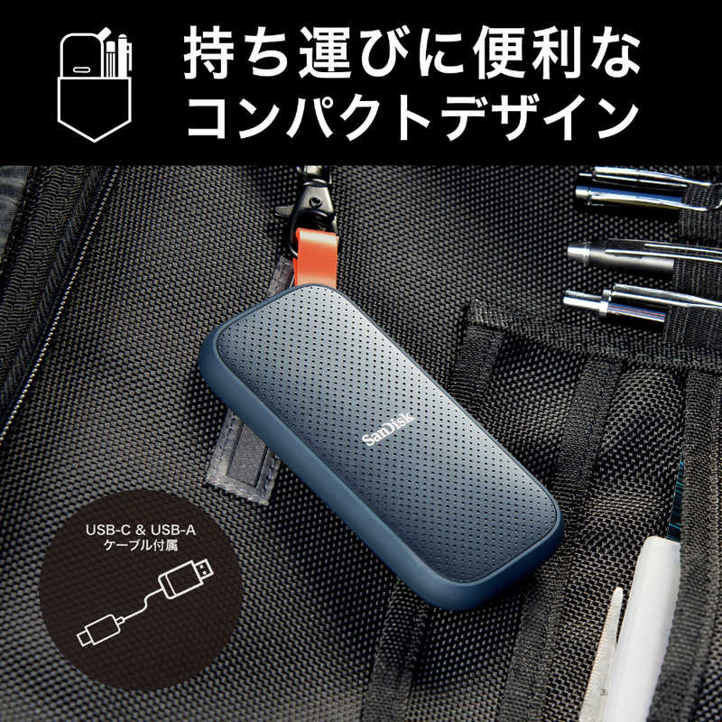 SanDisk ポータブルSSD 1TB SDSSDE30-1T00-J26