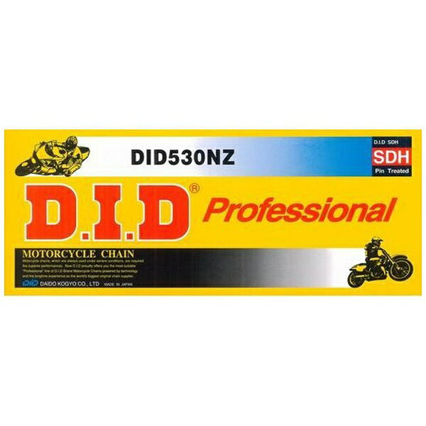D.I.D 530VO-108 108-Links Professional V Series O-ring Chain 