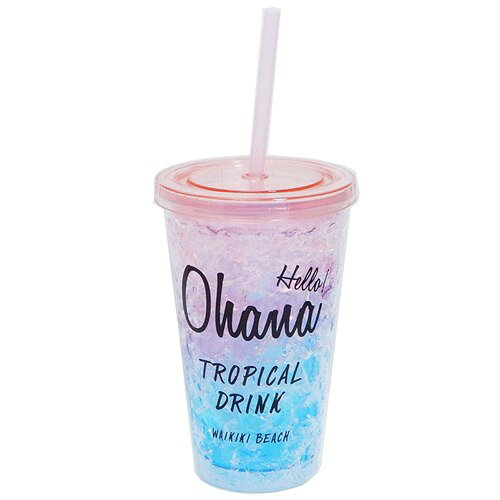 楽天市場 サンタン ストロードリンクコップ Ohana クラッシュアイス タンブラー ピンク ブルー サンタン 価格比較 商品価格ナビ