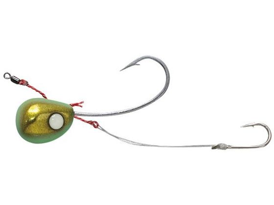 楽天市場 ジャッカル Jackallジャッカル ビンビンテンヤ鯛夢 8号 大針 チャートグロー ゴールド 価格比較 商品価格ナビ