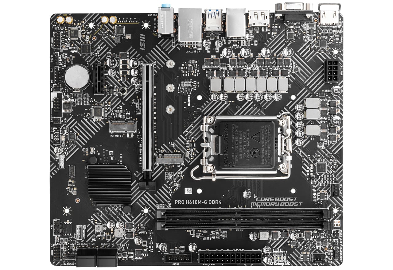 MSI マザーボード PRO H610M-G DDR4