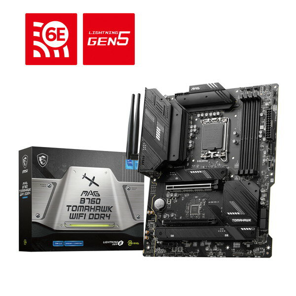 MSI マザーボード MAG B760 TOMAHAWK WIFI DDR4
