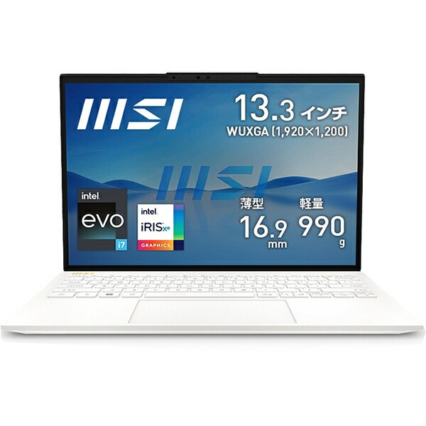 MSI ノートパソコン PRESTIGE PRESTIGE-13EVO-A12M-4749JP