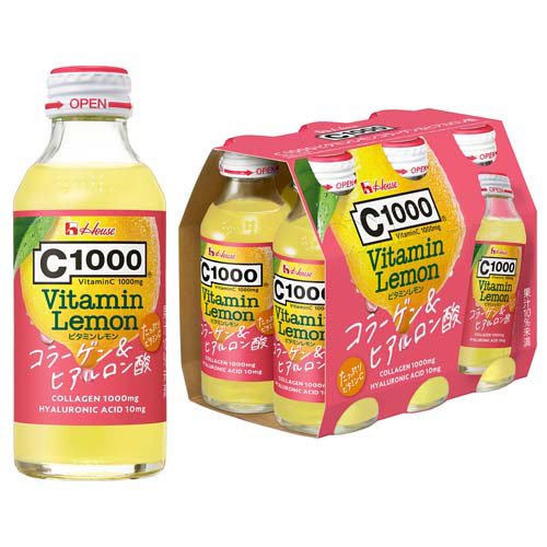 楽天市場 ハウスウェルネスフーズ C1000 ビタミンレモン コラーゲン ヒアルロン酸 140ml 6本入 価格比較 商品価格ナビ