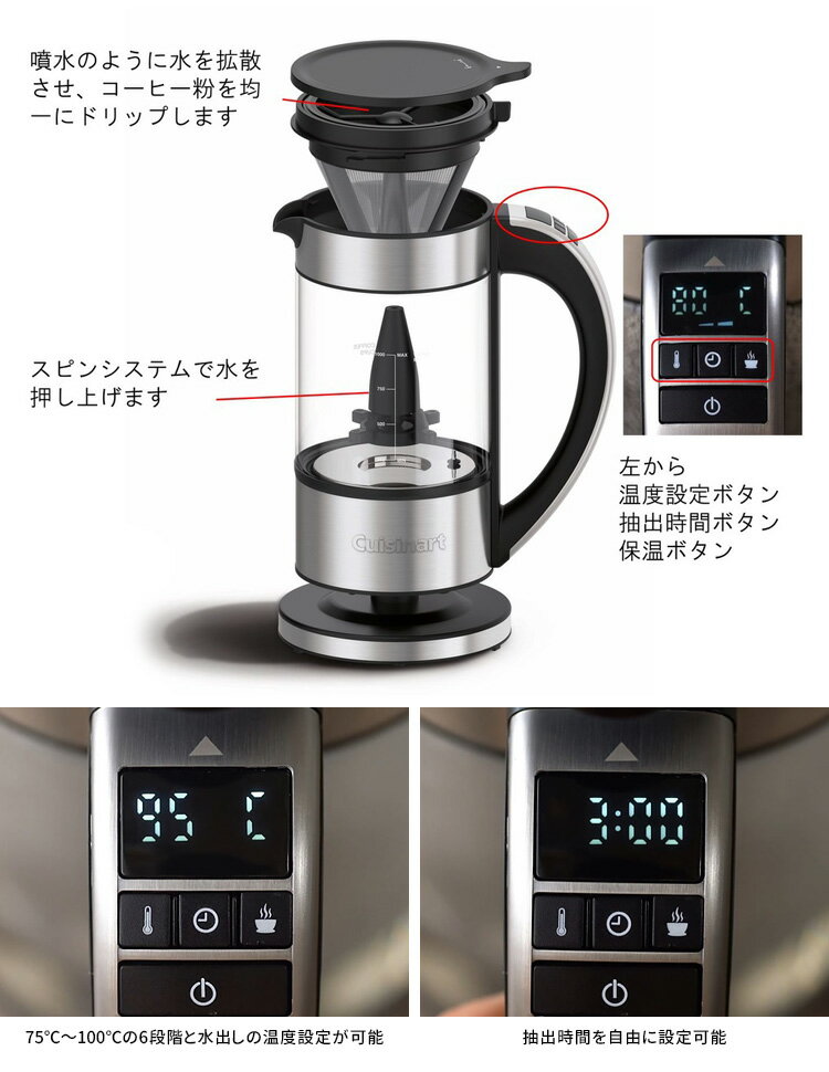 クイジナート ファウンテンコーヒーメーカー FCC-1KJ(1台)