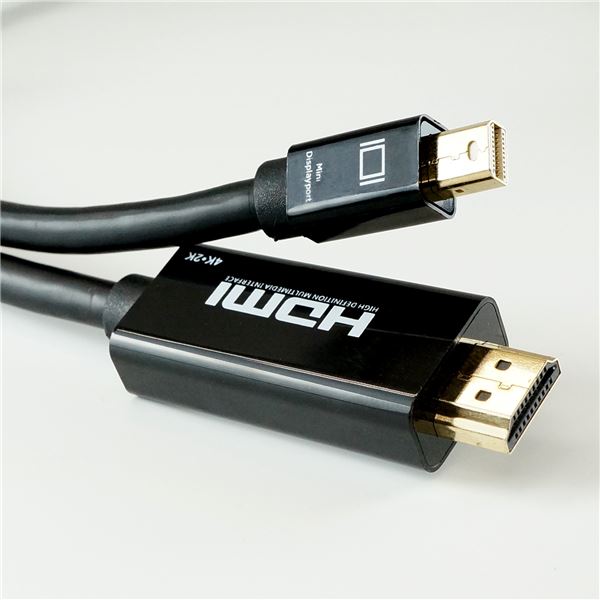 ホーリック Mini Displayport→HDMI変換ケーブル 1m Mini Displayport to HDMI(1個)