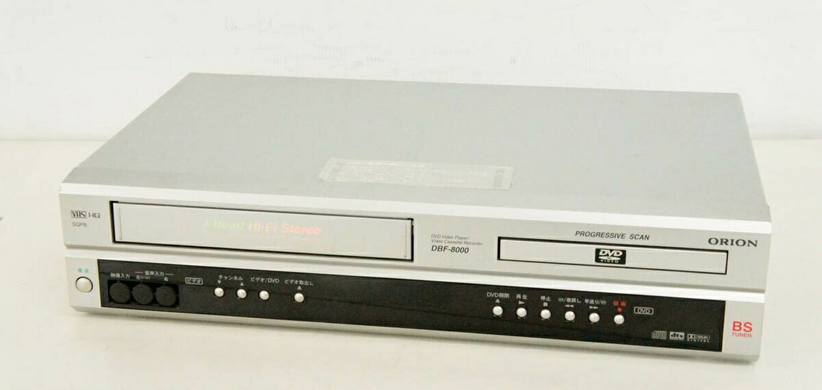 楽天市場】ドウシシャ ORION DVDプレーヤー一体型VHSビデオデッキ DBF 