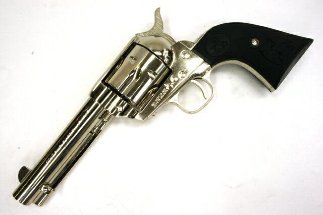 タナカワークスコルトsaaシビリアンニッケルフィニッシュガスガン