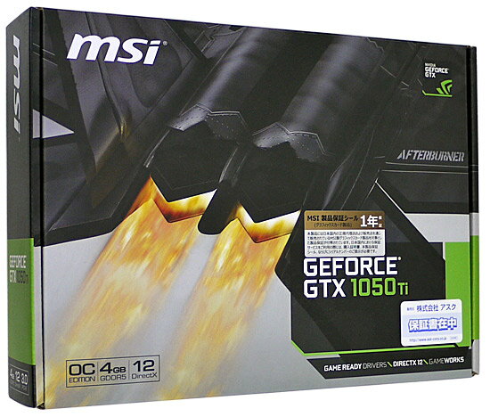 楽天市場 アスク Msi グラフィックボード Geforce Gtx 1050 Ti 4g Ocv2 価格比較 商品価格ナビ