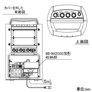 TOA WA-2800SC ワイヤレスアンプ SD/ USB/ CD付 | AV機器 業務用 アンプ アンプリファイヤ 増幅器 音響 音楽 バンド オーディオ