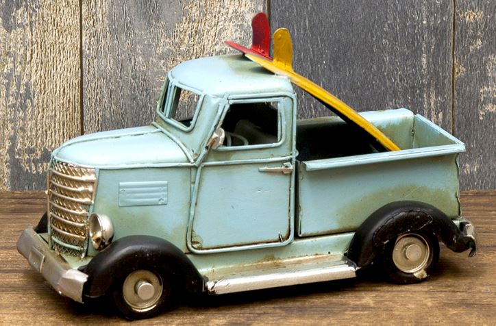 楽天市場 秋月貿易 ブリキのおもちゃサーフ トラックblue ヴィンテージカー ブリキ おもちゃ アンティーク レトロ トラック 価格比較 商品価格ナビ