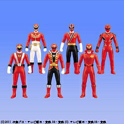 スーパー戦隊シリーズソフビ フィギュア 45体セット