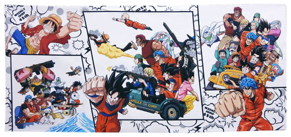 楽天市場 バンダイ ドラゴンボール X One Piece ワンピース X トリコ マイクロファイバースポーツタオル 価格比較 商品価格ナビ