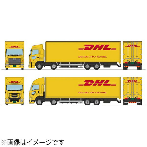 格安超歓迎＜新品＞ トミーテック トラックコレクション　DHL 大型トラックセット　1/150サイズ トラック、トレーラー