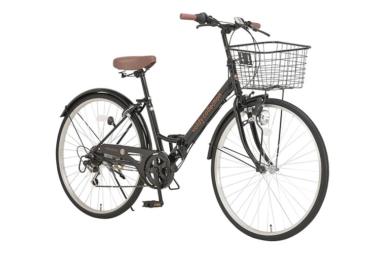 オオトモ otomo voldy.collection 自転車 26インチ折りたたみシティサイクル VFC-001 ブラック