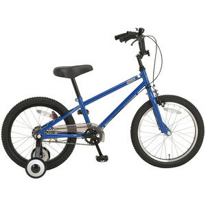 オオトモ アルテージ ALTAGE 子ども用 自転車 18インチ BMX 補助輪 スタンド 両方付属 AKB-006 ブルー 46686