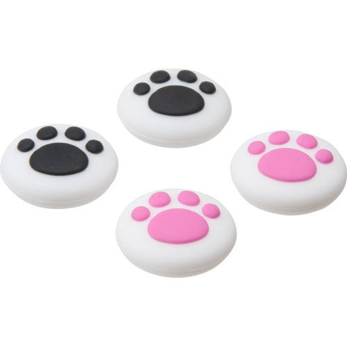 アナログスティックカバー　ねこにゃん（ＳＷＩＴＣＨ　Ｊｏｙ−Ｃｏｎ用）白