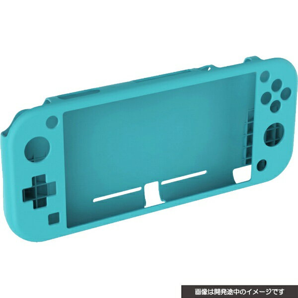 値下げCYBER シリコンコート背面カバー SWITCHLite ターコイズ - その他