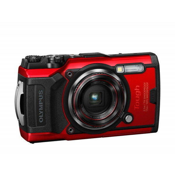 OLYMPUS デジタルカメラ TG TG-6 RED