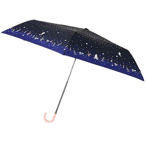 楽天市場 小川 ディズニー Disney 折りたたみ傘 手開き 日傘 晴雨兼用傘 アリエル マリンバブル 全4色 骨 55cm グラスファイバー骨 Ee 価格比較 商品価格ナビ