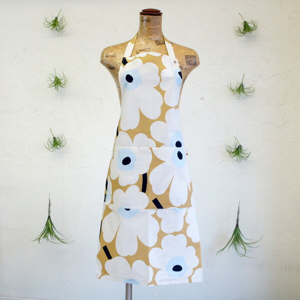 楽天市場 ルックホールディングス マリメッコ エプロン Pieni Unikko ウニッコ White Ecru 価格比較 商品価格ナビ