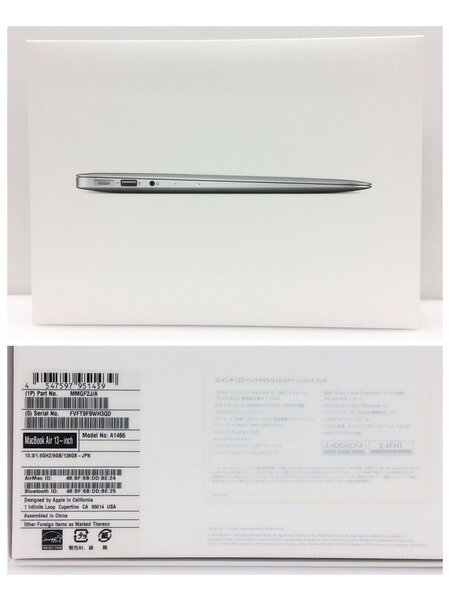 APPLE MacBook Air MMGF2J/A Core i5 8,192.0MB 128.0GB