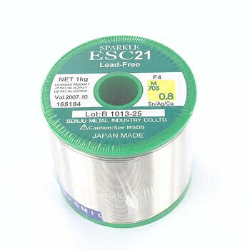楽天市場】マルツエレック 千住金属 鉛フリーはんだ き esc21-f4-0.8 