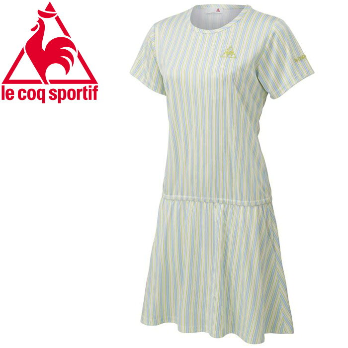 楽天市場 デサント ルコック スポルティフ Le Coq Sportif レディース テニスウェア ストライプワンピース フェアリーグリーン Qtwpjj03 Frg 価格比較 商品価格ナビ