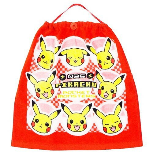 楽天市場 林 お食事エプロン ポケモン ピカチュウ おりこうタオル ステップ レッド 1枚入 価格比較 商品価格ナビ