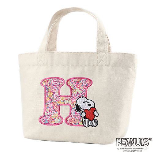 楽天市場 川辺 リバティ ピーナッツ トートバッグ イニシャル H インターモード ユージング リバティ アート ファブリック 価格比較 商品価格ナビ