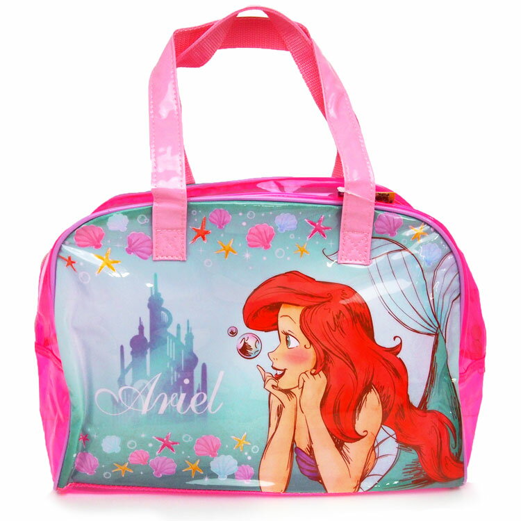 楽天市場 粧美堂 Disney ディズニー アリエル ボストンバッグl プールバッグ ビーチバッグ 価格比較 商品価格ナビ