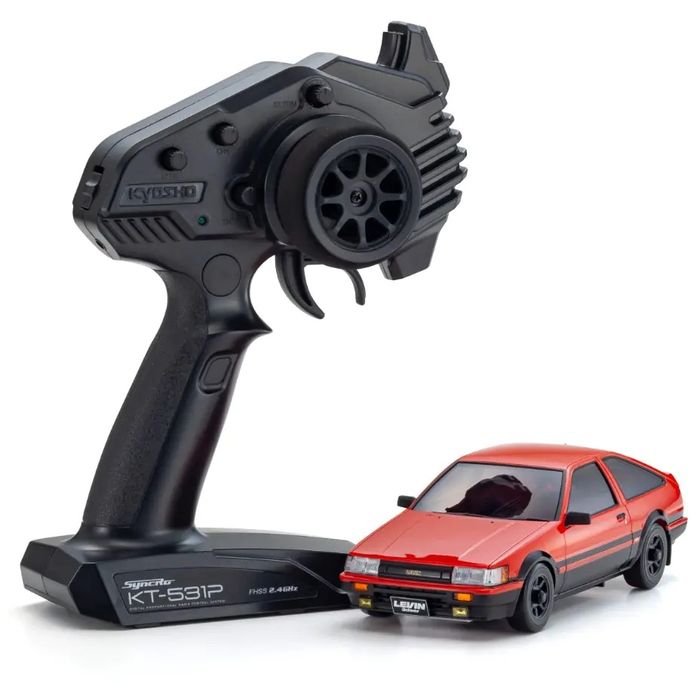 ミニッツAWD トヨタ カローラレビン AE86 レッド/ブラック