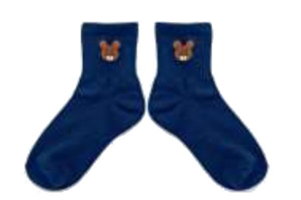 楽天市場 ナカジマコーポレーション くまのがっこう 女性用 靴下 レディース ワンポイント ソックス 刺繍nv ナカジマコーポレーション 22 24cm スクールソックス 絵本 価格比較 商品価格ナビ