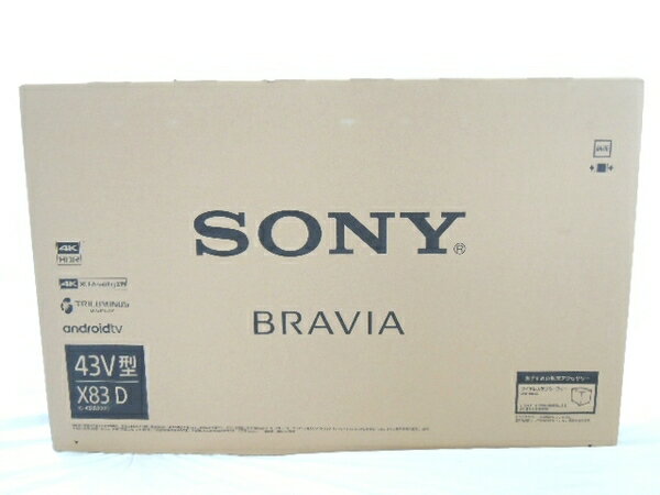 楽天市場】ソニーグループ SONY BRAVIA 4K対応液晶テレビ X8300D KJ
