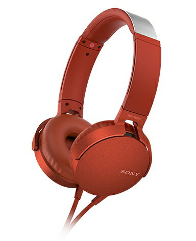 楽天市場】ソニーグループ SONY EXTRA BASS HEADPHONES レッド