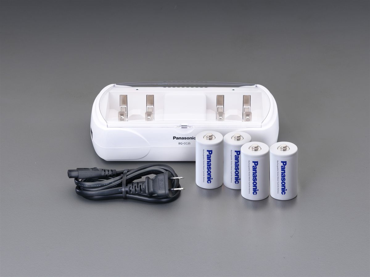 楽天市場】パナソニック パナソニック 単3形・単4形ニッケル水素電池専用 USB入力充電器 白 BQ-CC61(1台) | 価格比較 - 商品価格ナビ