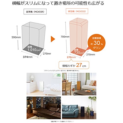 ダイキン 加湿ストリーマ空気清浄機 MCK40S-W（ホワイト） ダイキン MCK40W 価格比較 - 価格.com