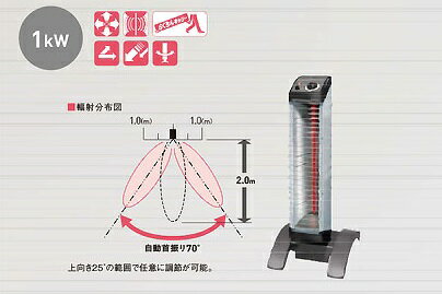 DAIKIN セラムヒート 遠赤外線暖房機 ERKS10NS