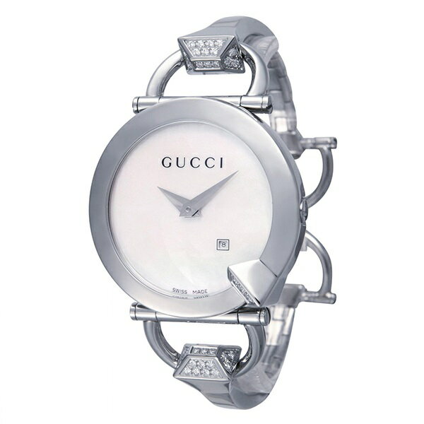 楽天市場 ドウシシャ Gucci グッチ 腕時計 キオド 122sm Ya122506 Ss ホワイトシェル 6p 32pダイヤ レディース 価格比較 商品価格ナビ