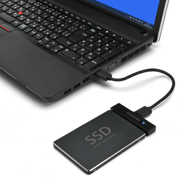 センチュリー システムクローンソフトウェア付 2．5インチSATA to USBアダプター 裸族の頭 HDD/SSD 引越キット CRAHK25U3