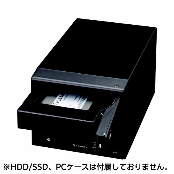 センチュリー｜Century Corporation SATA変換マウンタ 3.5インチベイ→HDD/SSD 2.5インチ 裸族のインナー V2 ブラック CRIN2535V2