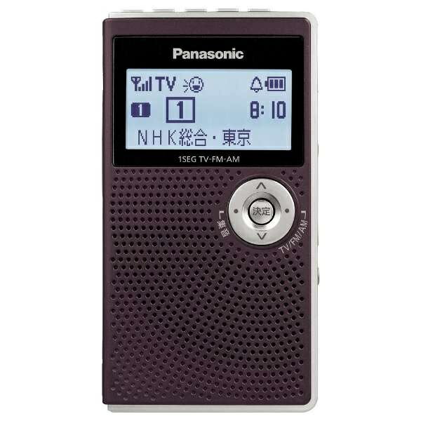 Panasonic ワンセグTV音声対応 FM/AM ラジオ RF-ND50TV-T