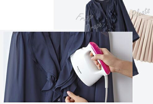 Panasonic 衣類スチーマー ビビッドピンク調 NI-FS310-VP 概要 衣類スチーマー NI-FS310 | アイロン・衣類スチーマー・毛